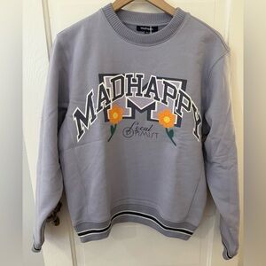 Madhappy Spring Capsule Fleece Crewneck Periwinkle XS